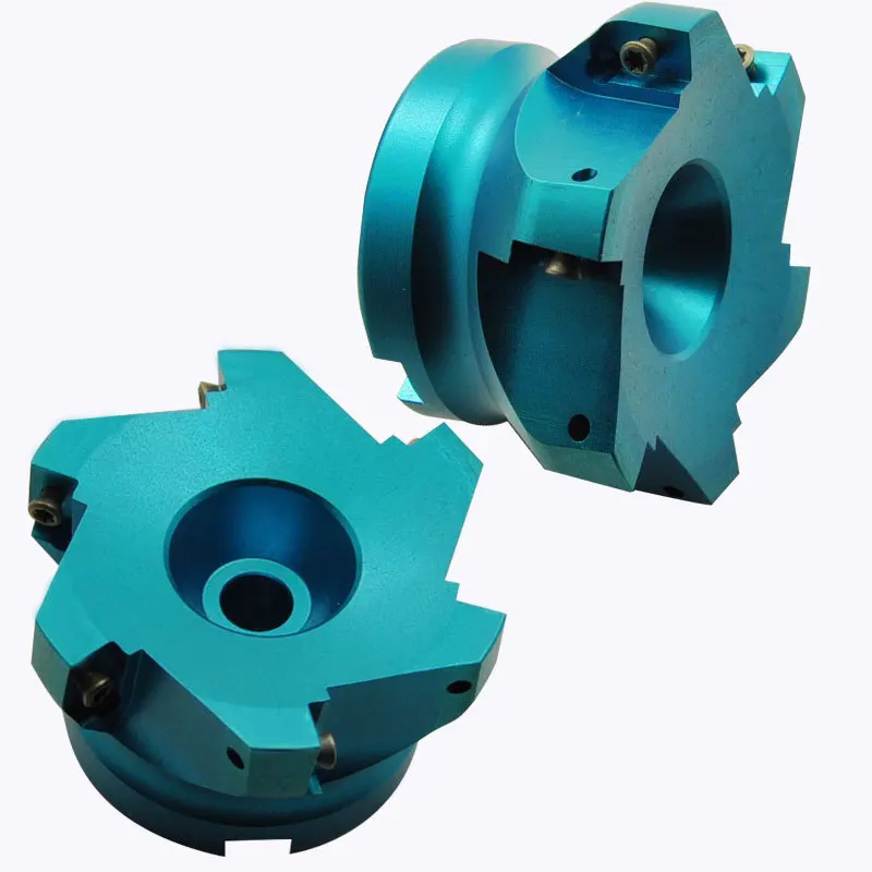 Aluminum body, BAP400R 80 22 6T AL right angle shoulder face mill