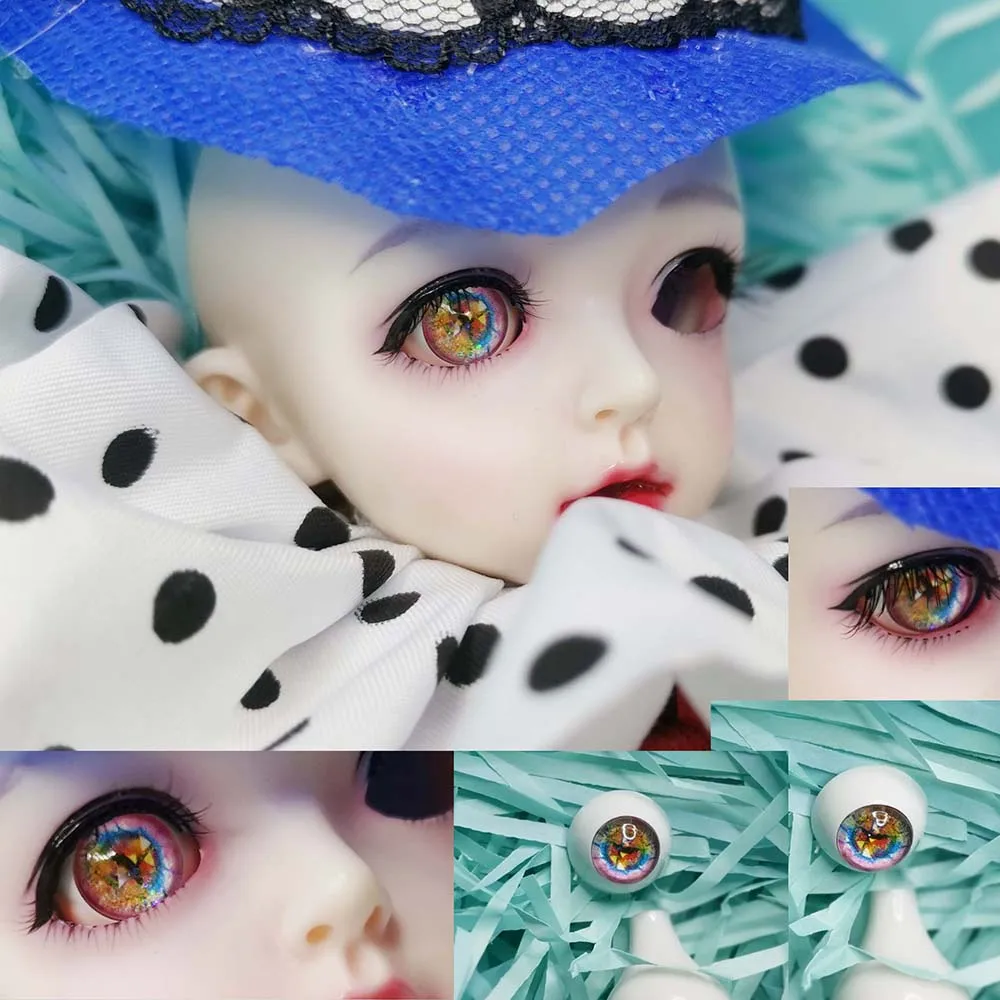 Bjd глаза шар 8 мм 16 мм 18 мм 20 мм 14 мм розовый бриллиант глаза Bjd eyesbjd куклы игрушки sd глазного яблока для 1/3 1/4 1/6 кукла Акриловые Глаза