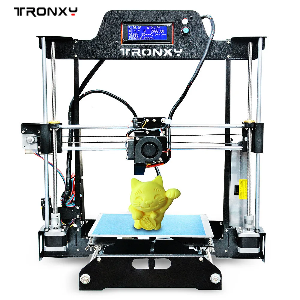

Tronxy T819 Full Sheet-metal Structure 3D Printer DIY Kit with Dual Fans large printing size 220 x 220 x 240mm LCD 2004 display