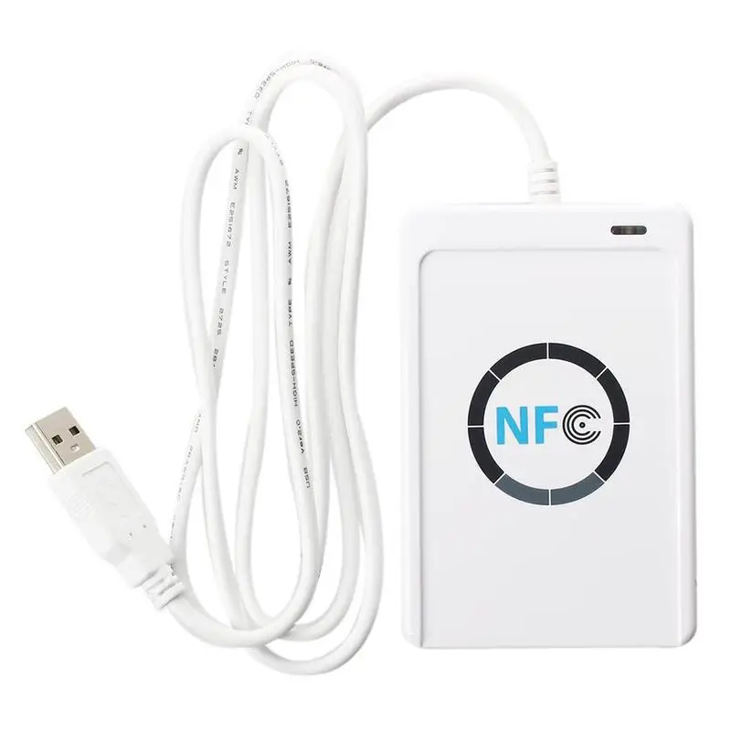 

RFID Smart Card Reader Writer Copier Duplicator Writable Clone Software USB S50 13.56mhz ISO/IEC18092+5pcs M1 Cards NFC ACR122U