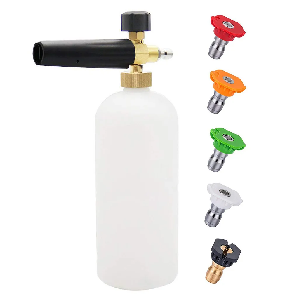 

Snow foam lance/ foamer gun cannon/Generator/ Foam Nozzle/ CarWash Soap Sprayer for Karcher K-Series High Pressure Washer12.56