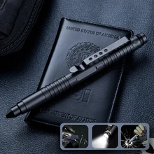 EDC Tool Outdoor Self-defense Tactical Pen Tungsten Steel Portable Defense Pen Self-defense Window Breaker Military Fan Supplies