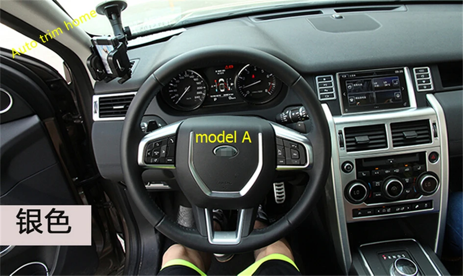 

Lapetus Matte Style Fit For Land Rover Discovery Sport 2015 2016 2017 2018 2019 Steering Wheel Decorative Cover Trim Accessories
