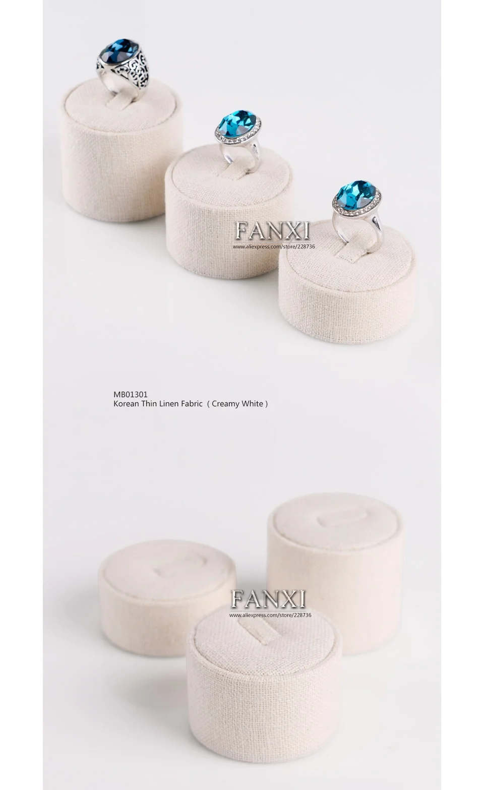 3pcs Jewelry Finger Ring Holder Display Stand Counter Showcase Exhibitor (11)