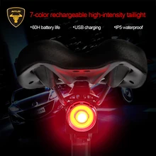 4 Modes Support 2A Fast USB Charge Bicycle Taillight LED Lamp Waterproof MTB Road Bike Tail Rear Light Lamp Cycling Accessories