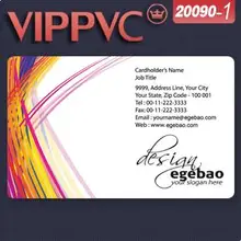 20090-1 бесплатный дизайн карты Печатный Матовый ПВХ карты