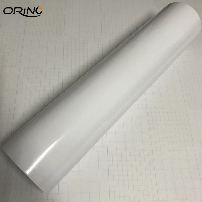 White Glossy Vinyl Film Wrap-2