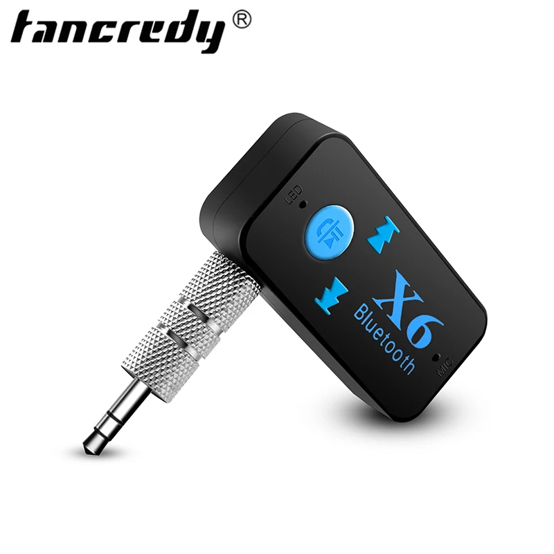 Tancredy USB Bluetooth Aux аудио приемник адаптер 3,5 мм разъем 4,1 Aux Bluetooth Handsfree автомобильный комплект TF карта A2DP Mp3 музыкальный приемник