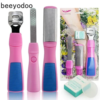 

3pcs Foot File Rasp Dead Skin Scraping Knife Exfoliating Calluses Remover Blade Pedicure Set