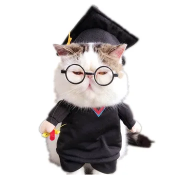 

Cool Pet Cat Dog Clothes Costume Suit Soft Dog Cat Costume Puppy Outfit for Dog Clothing Bachelor Policeman Waiter