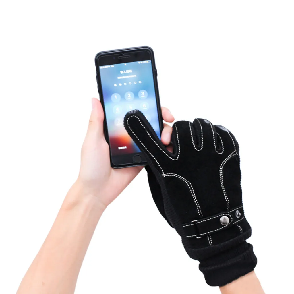 

KLV 2019 TOP Winter Thermal Outdoor Sport Ski Gloves bike riding gloves winter full finger horse riding gloves 5.15