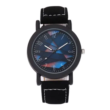 

2018 NEWS Luxury Watch Fashion Leather Watch For Men's Quartz Analog Wrist Watch 10.28