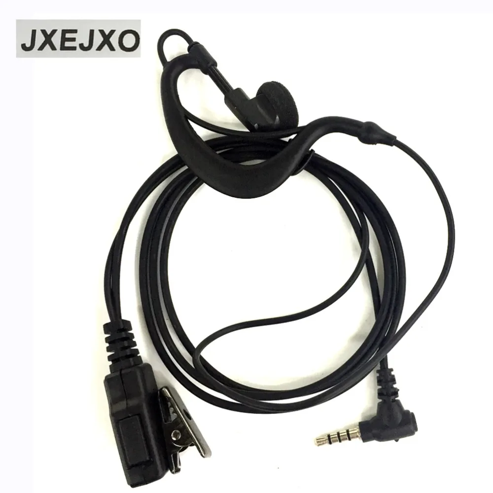 New Black 1 PIN PTT MIC Earhook Earpiece Headset for YAESU Radio for VX-2R3R5R160 FT TSP Wholesale (5)