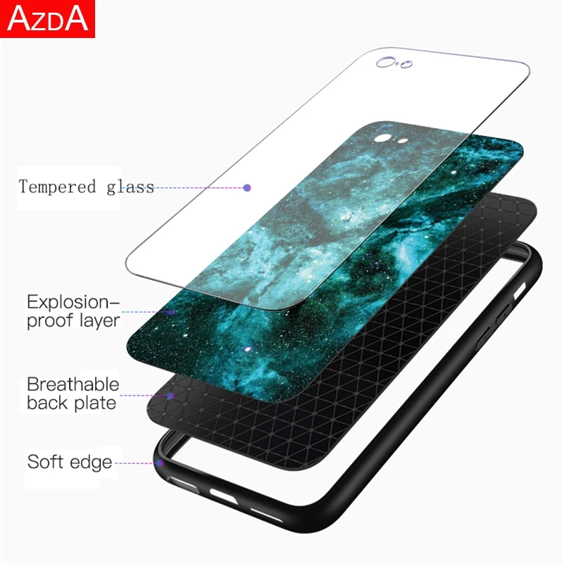 Чехол из закаленного стекла для Samsung Galaxy A30 A40 A50 A70 M10 M20 J4 J6 J5 J7 2017 S8 S9 S10 Plus A6 A7 A8 A9