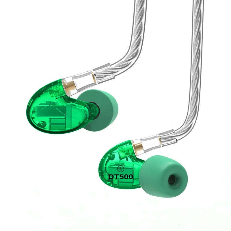 

FDBRO Detachable Detach MMCX Cable Fever HIFI Monitor Sport Headset 5 Balanced Armature Earphone DT500 5BA Drive In Ear Earphone
