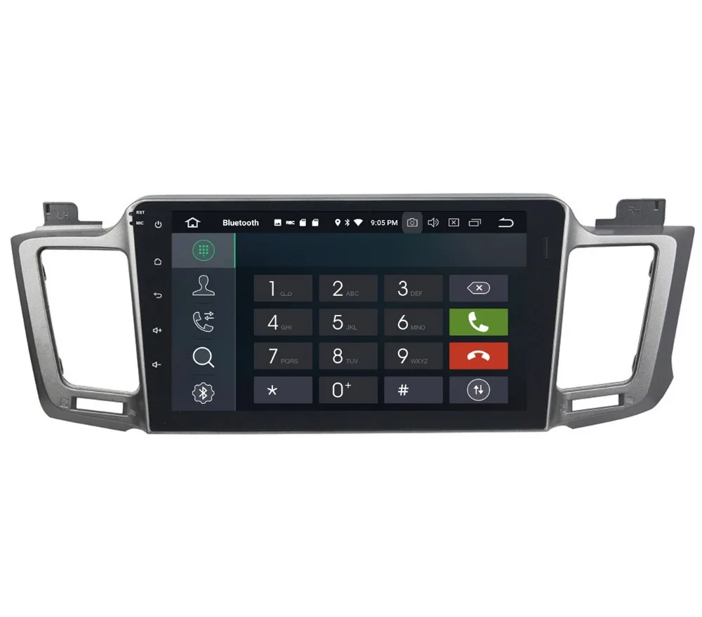 Perfect 10.1" Android 8.0 Car Audio DVD Radio GPS Navigation for Toyota RAV4 2012-2015 4GB RAM Bluetooth WIFI USB Mirror-link 32GB ROM 7