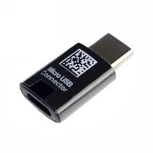 Высокое качество Micro USB 2,0 Femaler для USB 3,1 type C Мужской адаптер для передачи данных Конвертер Разъем черный для смартфона