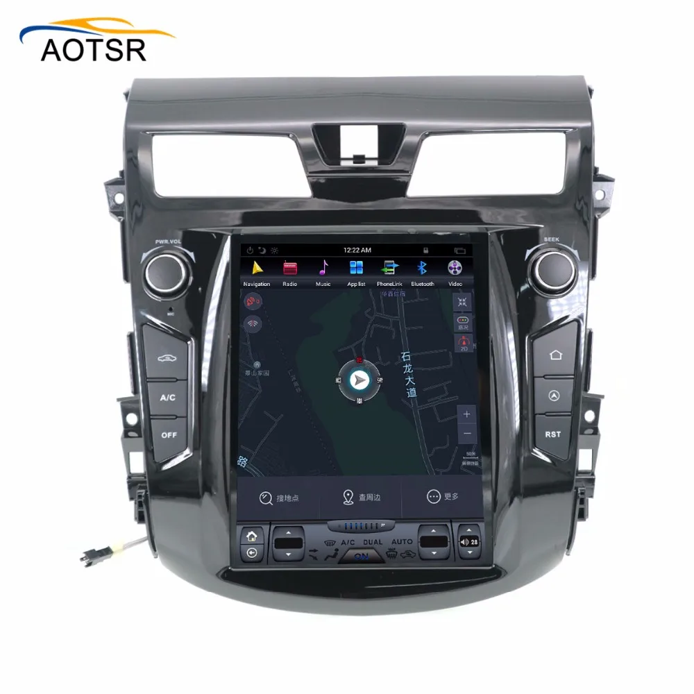 Excellent Tesla Style 12.1" Android 7.1 Car multimedia player head unit For Ford EDGE 2015-2018 car gps navigation radio stereo BT no dvd 2
