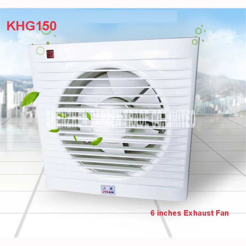 KHG 150 6 Inch Mini Wall Window Fan Bathroom Toilet Kitchen Exhaust