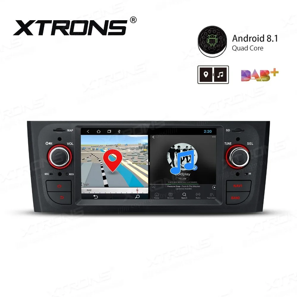 Discount 6.1" Android 8.1 OS Car Multimedia Navigation GPS Radio for Fiat Grande Punto (199/310) 2005-2009 & Fiat Linea (323) 2007-2011 3