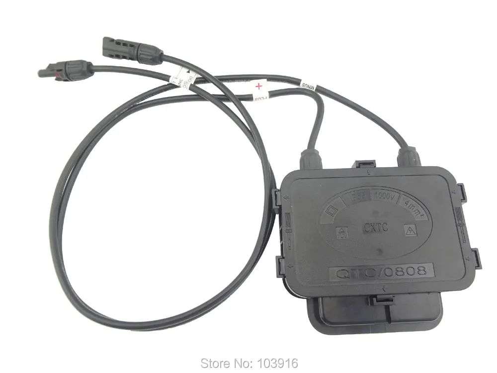 

JUNCTION BOX with MC4 connector, with 90cm cable, 15AMP, for SOLAR CELLS PANELS