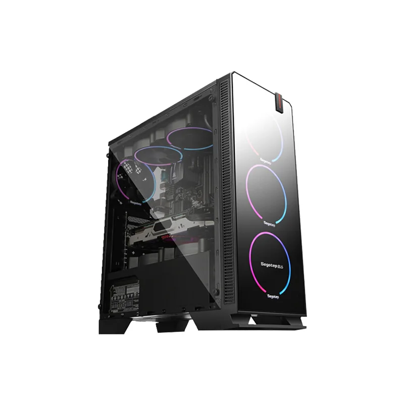 Great Value  IPASON CHEAP Gaming PC AMD Ryzen5 2400G/B450M/ASUS RX580 8G dedicated Card DDR4 16G RAM 1T+240GSSD 