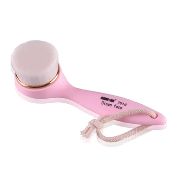 

Facial Care Mild Fiber Oval Brush Makeup Cleansing Washing Brushes Beauty Long Handle Face Deep Makeup Maquiagem Face Clean