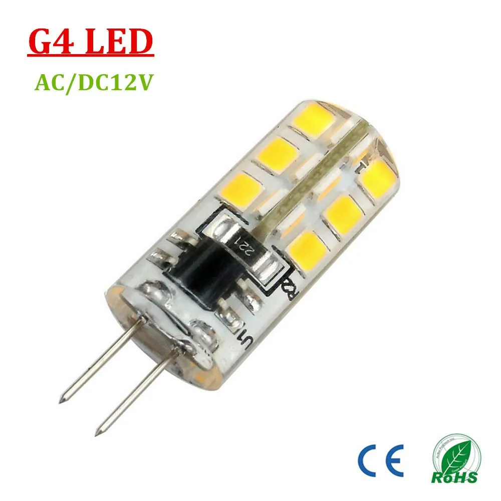 1 шт. G4 цоколь 24 2835SMD осветительная лампа 2 5 Вт AC DC12V без затемнения равна 15 T3