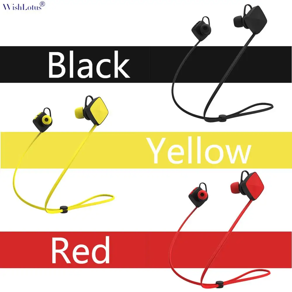 Wishlotus M3 Menjalankan Sport Bluetooth Earphone Nirkabel In-Ear Earphone Binaural Stereo Handphone Umum Bluetooth 4.1