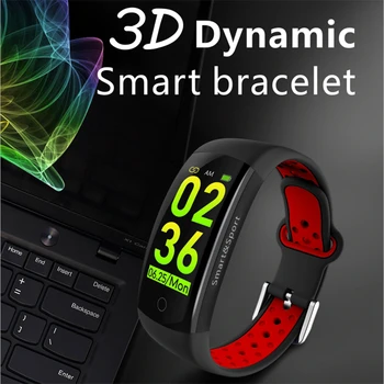 

Sports Health Smart Wristband Bracelet Bluetooth Sleep Heart Rate Tracker Calorie Waterproof Fitness 3D Dynamic Smart Band New