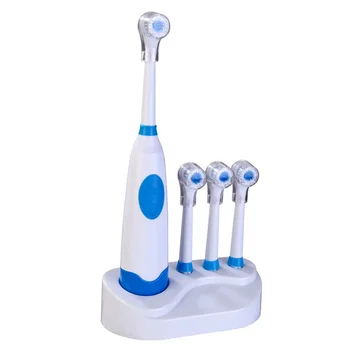 

New 4 Brush Heads Rotating Electric Toothbrush No Rechargeable Battery Tooth Brush Teeth Brush Oral Hygiene Tooth Care