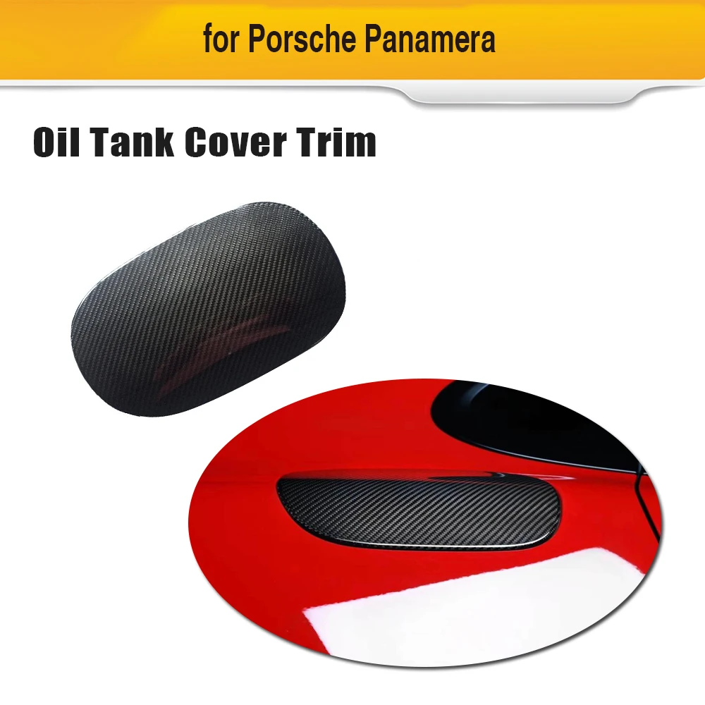 De fibra de carbono de tanque de combustible para Porsche Panamera 971, 2017 de 2018 accesorios para automóviles para coche modificado partes exteriores estilo de coche