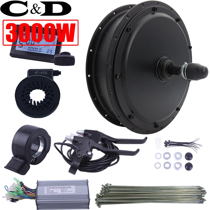 60V 72V 3000W Super Powerful E bike kit Electric Bike Conversion kit