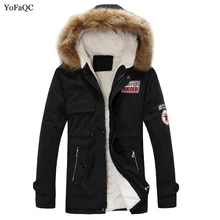2017 New Design Winter Long Man & Woman Jacket Fashion Classic Thickening Duck Down Overcoat Thermal Male Big size Cotton Parka