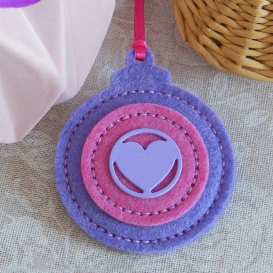 

Naifumodo Heart Dies Tag Metal Cutting Dies Stencils for DIY Scrapbooking New Bookmark Die Cuts Card Making Craft Dies Embossing