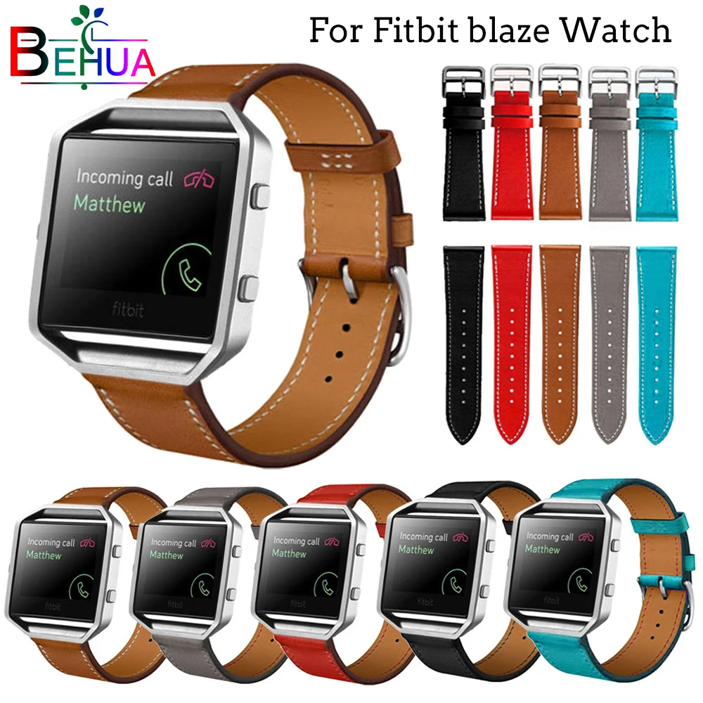 Ремешок кожаный для смарт часов Fitbit Blaze 23 мм|Ремешки часов| |