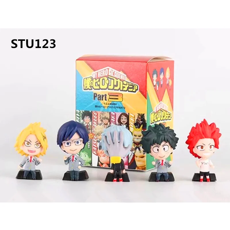 5 шт./компл. My Hero academic Third bomb Midoriya Izuku Kirishima Eijiro Kaminari Denki ПВХ фигурка коллекционная