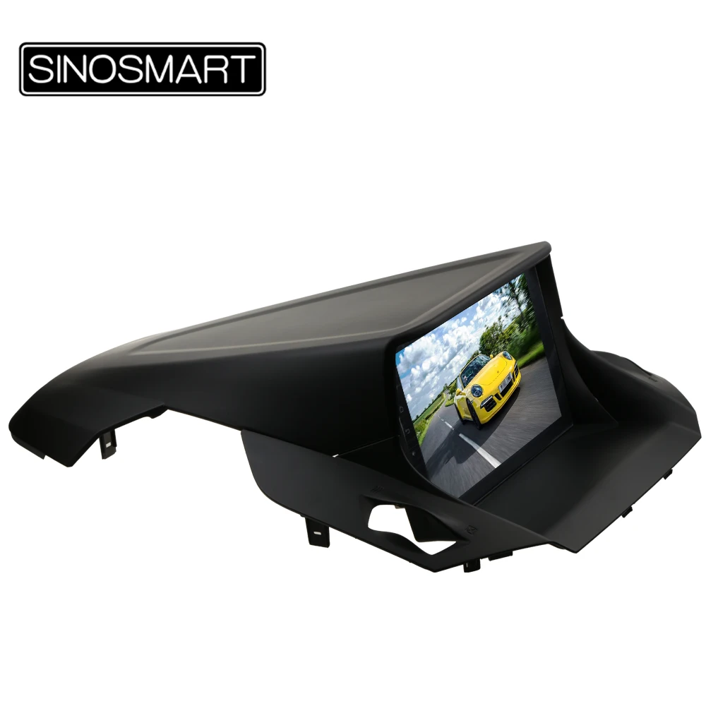 Clearance SINOSMART 2.5D IPS/QLED 1G/2G Car GPS Navigation Player for Ford Kuga Escape C-Max 2013-2015 32EQ DSP, 4G SIM Card Slot Optional 2