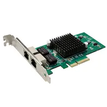 RJ45 RJ-45 двухпортовый 82576 PCI Express Gigabit Ethernet серверный адаптер PCI-E Gigabit Ethernet E1G42ET адаптер
