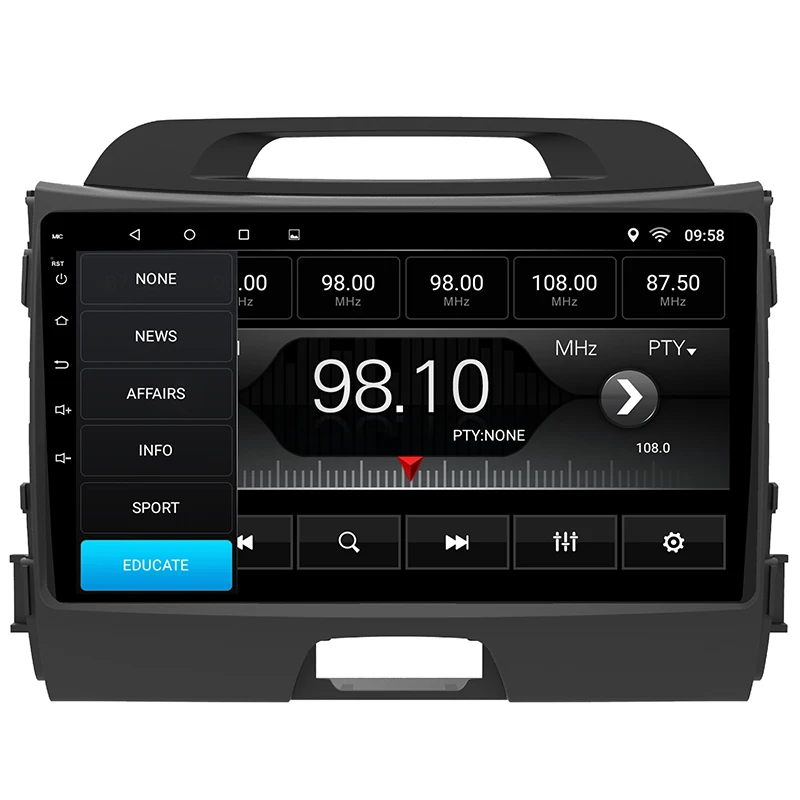 Excellent Android 7.1 Car Navigation Stereo,9 " 2G/16G Car Entertainment Radio,WiFi Mirror Link for KIA Sportage 2011-2015 6 Excellent Android 7.1 Car Navigation Stereo,9 " 2G/16G Car Entertainment Radio,WiFi Mirror Link for KIA Sportage 2011-2015 6