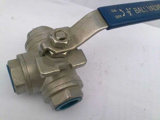 G1/2 T port шаровой клапан электрический шаровой клапан из нержавеющей стали 3 Реверсивные клапаны dn15