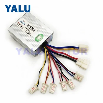 

PMDC Motor Controller 24V 36V 48V 500W Brushed DC Motor Speed Controller Match with Unitemotor MY1018 MY1020 Go-Cart MOTOR