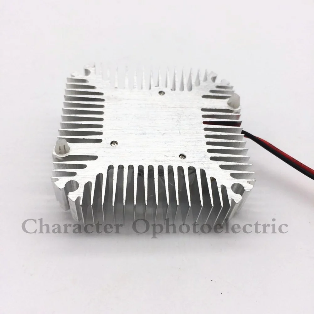 

Aluminum Heatsink with fan for 5W/10W High Power LED light Cooling Cooler DC12V 2pcs