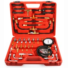 TU-443 Injection Oil Pressure Gauge Detector Car Full Vehicle Fuel Pressure Gauge Detection Tool Gasoline Pressure Gauge full bridge strain gauge sensor 350ohm pressure bending steel bar bending magnification detection module