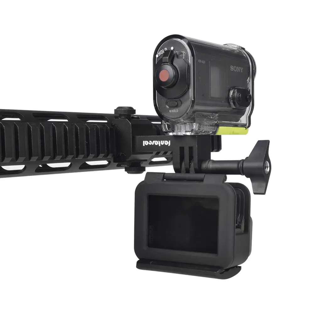 

Action Camera Airsoft Gun Mount Picatinny Rail Adapter for Gopro Hero 7 6 5 4 Accessories Hunting Rifle Airsoft Gun Rail Mount