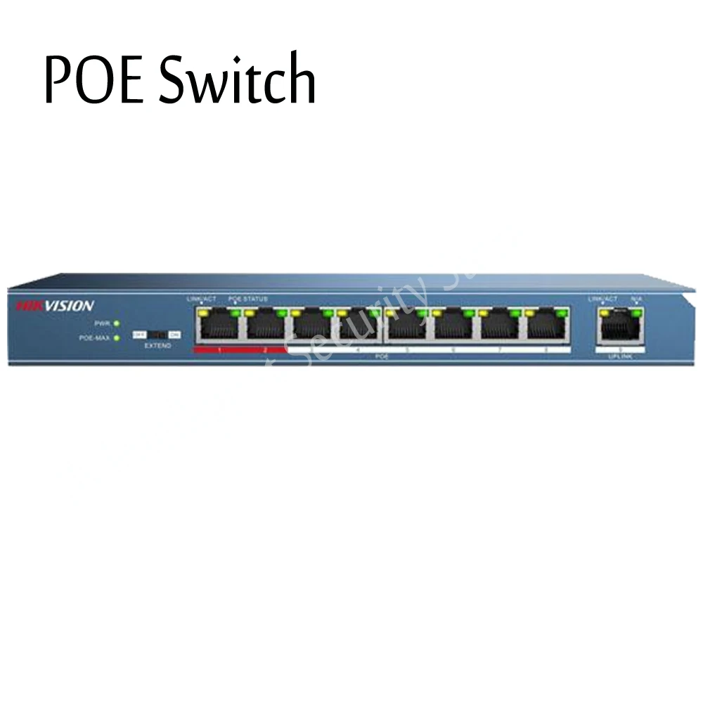 100 Мбит/с неуправляемый 4 8 16 24 порт POE коммутатор питания по Ethernet сетевой адаптер питания Plug and Play 4kv Защита от перенапряжения металл