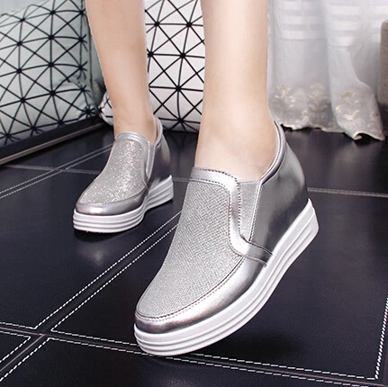 womens silver casual shoes