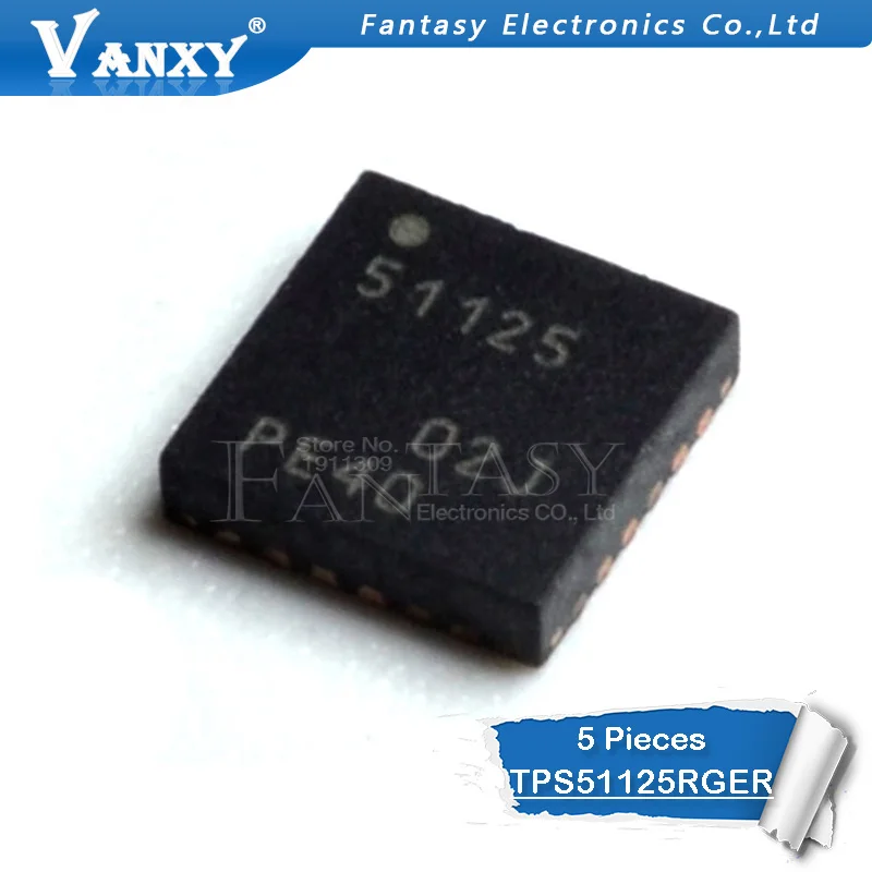 5 шт. TPS51125RGER QFN TPS51125 | Электронные компоненты и принадлежности
