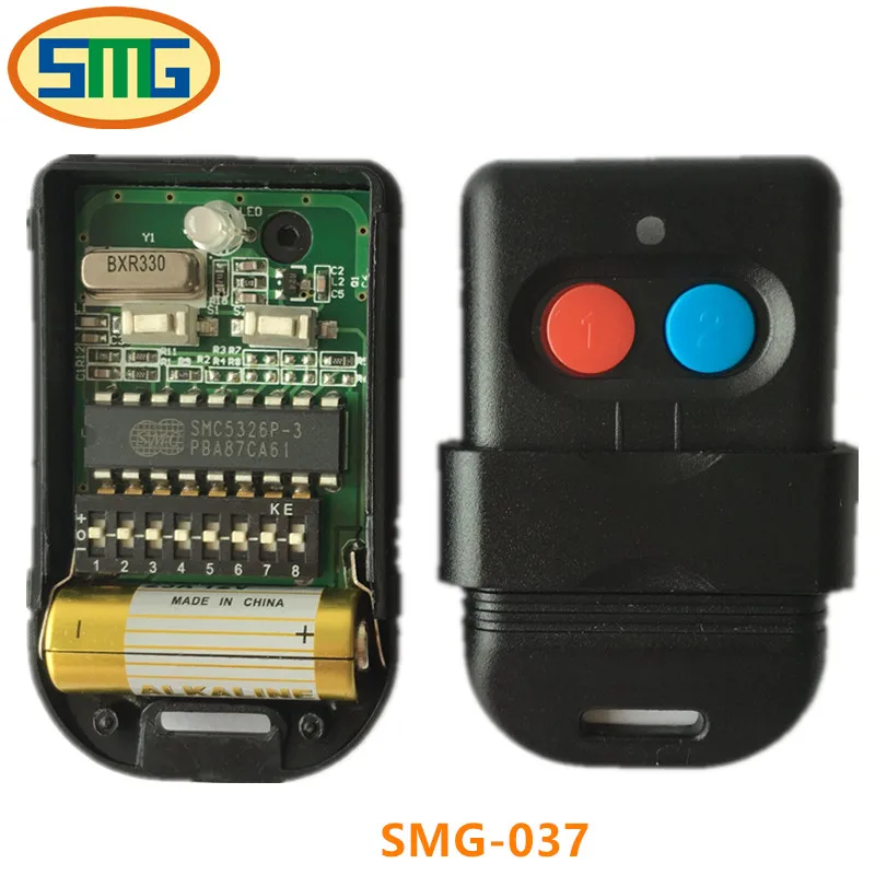 Scimagic Free Shipping 433mhz SMC5326 8 dip switch remote control for gate door opener X2 2b265 dip 8