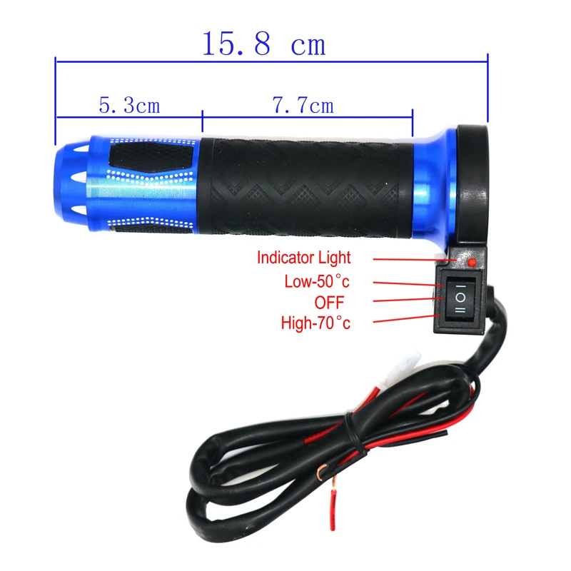 Ручки для мотоцикла MotoLovee с подогревом 22 мм 7/8 дюйма 12 В|heated grips|hot gripsmotorcycle heated grips |